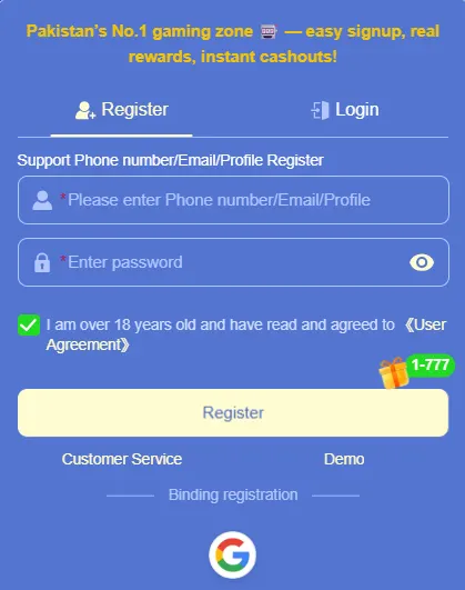 Y444BET Register and Login