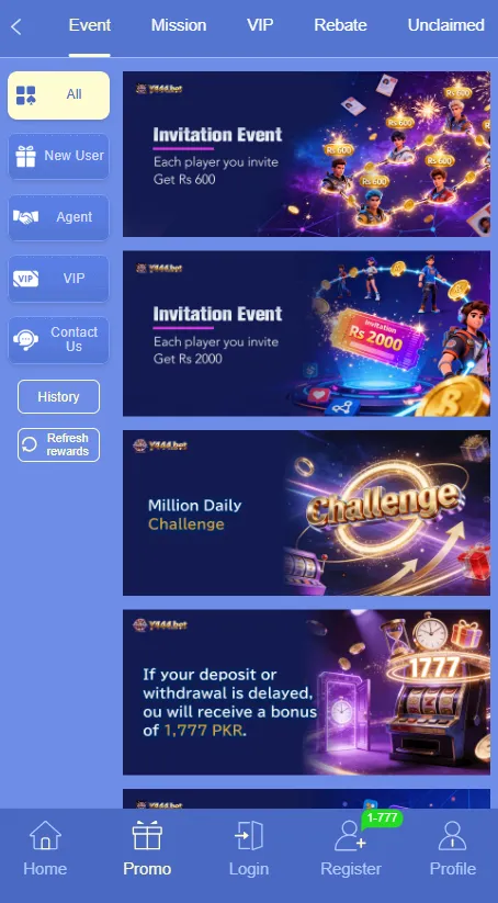 Y444BET App